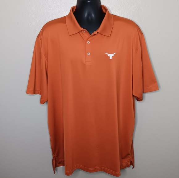 Peter Millar Other - Peter Millar Texas Longhorns Men's XXL Polo Golf Shirt Orange Logo Stretch 2018